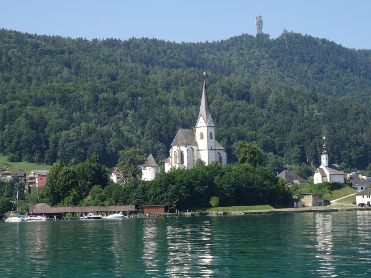Ferienwohnung Schellander Privatstrand Velden am Woerthersee Ngoại thất bức ảnh