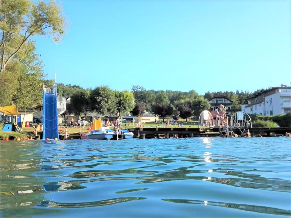 Ferienwohnung Schellander Privatstrand Velden am Woerthersee Ngoại thất bức ảnh